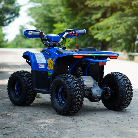 ATV electric Nitro Eco Balu 1600Wp 48V 20Ah cu roti 7 inch si diferential, albastru [6]