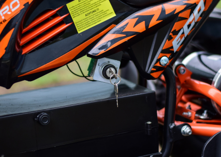 ATV electric NITRO ECO Cobra 800W 36V cu 3 Viteze #Portocaliu [13]