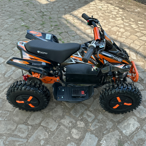 ATV electric NITRO ECO Python 1000W 36V Snowy tyre, cu 3 Viteze, culoare portocaliu [11]