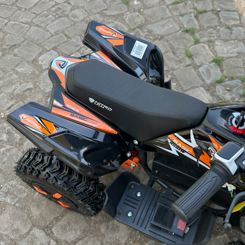 ATV electric NITRO ECO Python 1000W 36V Snowy tyre, cu 3 Viteze, culoare portocaliu [13]