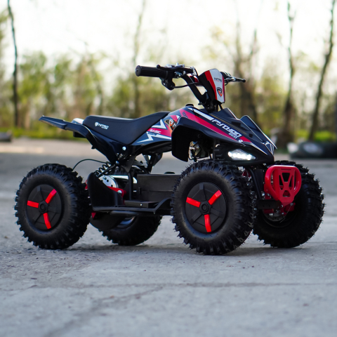 ATV electric NITRO ECO Python 1000W 36V Snowy tyre, cu 3 Viteze, culoare rosu [4]