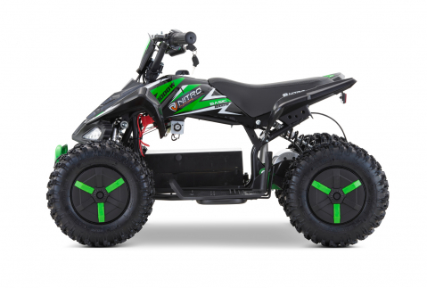 ATV electric NITRO ECO Python 1000W 36V Snowy tyre, cu 3 Viteze, culoare verde [2]