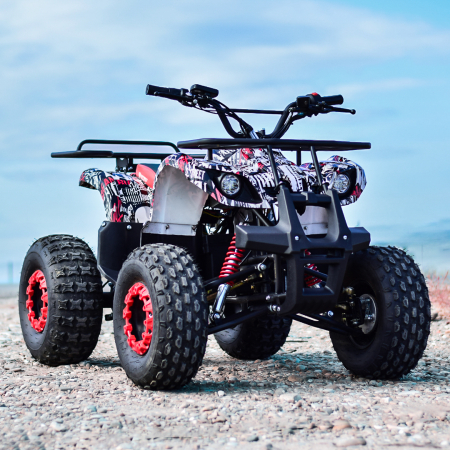 ATV electric NITRO Eco Toronto 1000W 48V 20Ah cu DIFERENTIAL #Alb [2]