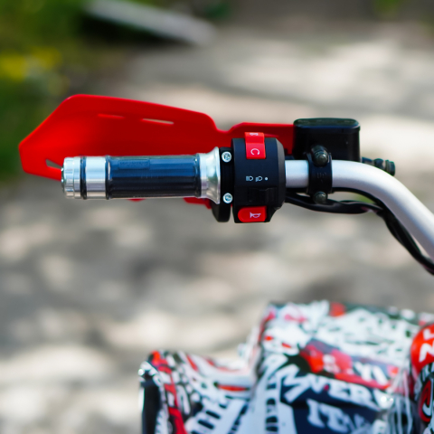 ATV electric NITRO EcoWarrior SPORT 1500W 60V 20Ah cu DIFERENTIAL, grafiti alb [11]