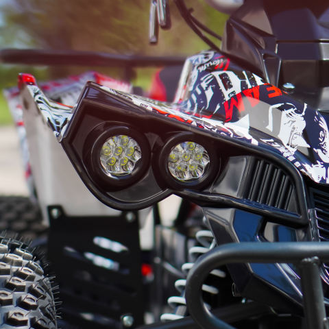 ATV electric NITRO EcoWarrior SPORT 1500W 60V 20Ah cu DIFERENTIAL, grafiti alb [13]