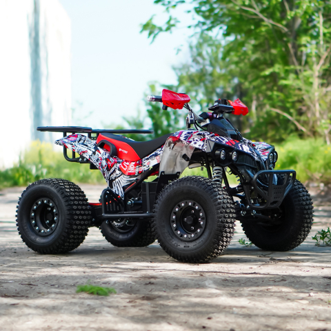 ATV electric NITRO EcoWarrior SPORT 1500W 60V 20Ah cu DIFERENTIAL, grafiti alb [8]