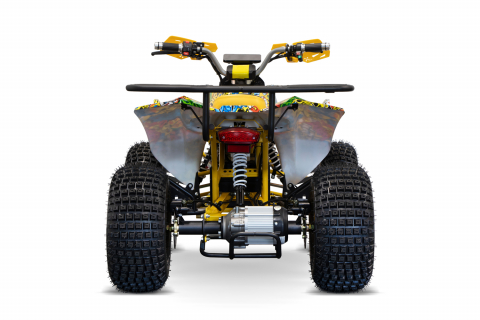 ATV electric NITRO EcoWarrior SPORT 1500W 60V 20Ah cu DIFERENTIAL, grafiti galben [5]