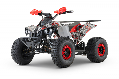 ATV & UTV Electrice - ATV electric NITRO EcoWarrior SPORT 1500W 60V 20Ah cu DIFERENTIAL, grafiti alb