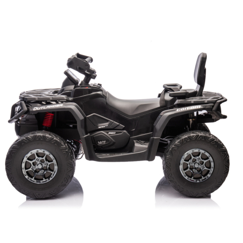 ATV electric pentru 2 copii Can Am Outlender 800W 24V Bombardier, culoare neagra [3]