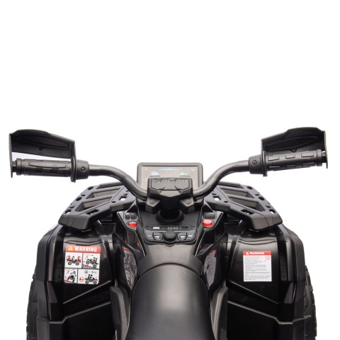 ATV electric pentru 2 copii Can Am Outlender 800W 24V Bombardier, culoare neagra [11]