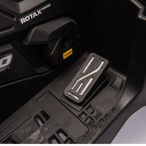 ATV electric pentru 2 copii Can Am Outlender 800W 24V Bombardier, culoare neagra [7]