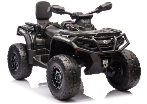 Produse in stoc - ATV electric pentru 2 copii Can Am Outlender 800W 24V Bombardier, culoare neagra