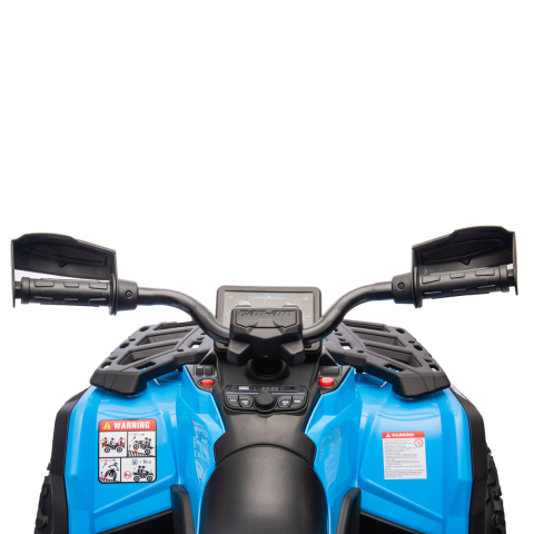 ATV electric pentru 2 copii Can Am Outlender 800W 24V Bombardier, culoare albastra [10]