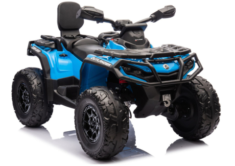 Produse in stoc - ATV electric pentru 2 copii Can Am Outlender 800W 24V Bombardier, culoare albastra
