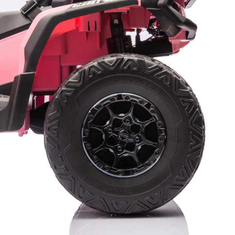 ATV electric pentru 2 copii Can Am Outlender 800W 24V Bombardier, culoare roz [9]