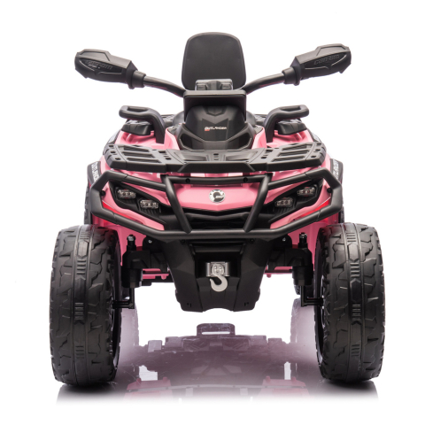 ATV electric pentru 2 copii Can Am Outlender 800W 24V Bombardier, culoare roz [2]