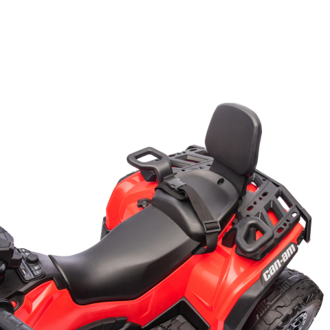 ATV electric pentru 2 copii Can Am Outlender 800W 24V Bombardier, culoare rosie [8]