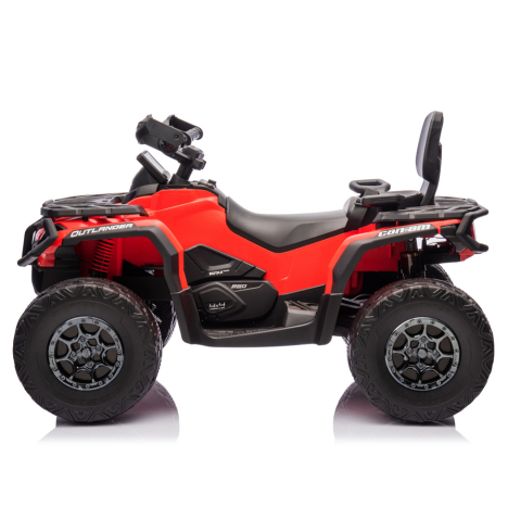 ATV electric pentru 2 copii Can Am Outlender 800W 24V Bombardier, culoare rosie [3]