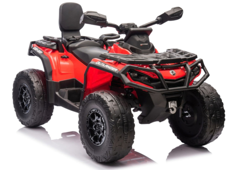 ATV electric pentru 2 copii Can Am Outlender 800W 24V Bombardier, culoare rosie [1]