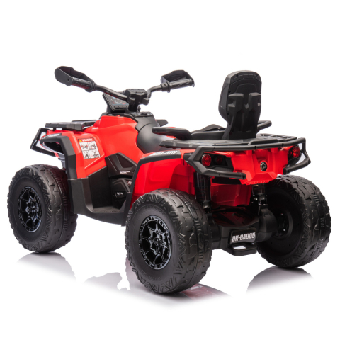 ATV electric pentru 2 copii Can Am Outlender 800W 24V Bombardier, culoare rosie [5]