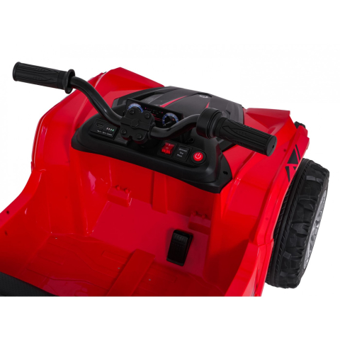 ATV electric pentru copii 2-6 ani, Kinderauto FarmQuad 6x6, 180W, 12V 14AH, roti EVA, culoare rosie [14]