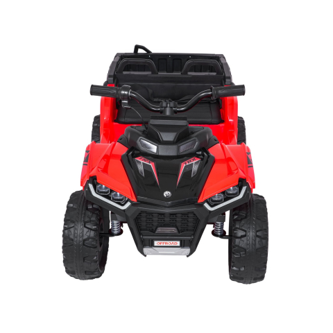 ATV electric pentru copii 2-6 ani, Kinderauto FarmQuad 6x6, 180W, 12V 14AH, roti EVA, culoare rosie [11]