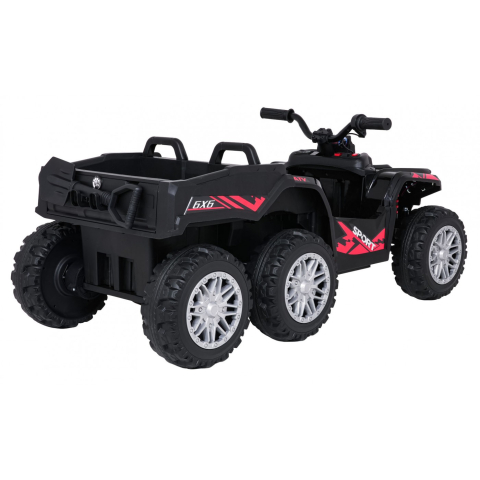 ATV electric pentru copii 2-6 ani, Kinderauto FarmQuad 6x6, 180W, 12V 14AH, roti EVA, culoare neagra [9]