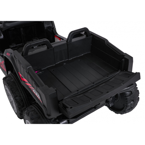 ATV electric pentru copii 2-6 ani, Kinderauto FarmQuad 6x6, 180W, 12V 14AH, roti EVA, culoare neagra [22]