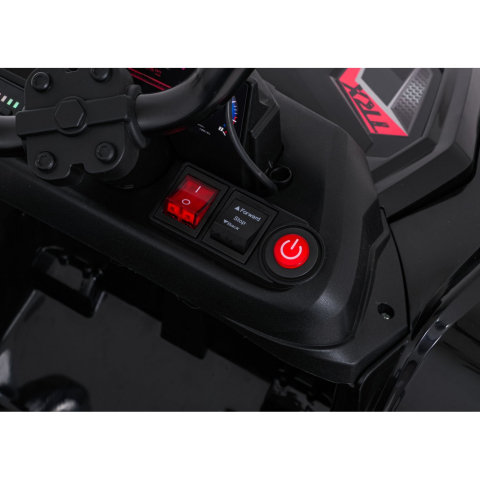 ATV electric pentru copii 2-6 ani, Kinderauto FarmQuad 6x6, 180W, 12V 14AH, roti EVA, culoare neagra [15]