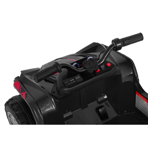 ATV electric pentru copii 2-6 ani, Kinderauto FarmQuad 6x6, 180W, 12V 14AH, roti EVA, culoare neagra [14]