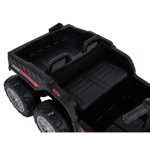 ATV electric pentru copii 2-6 ani, Kinderauto FarmQuad 6x6, 180W, 12V 14AH, roti EVA, culoare neagra [19]