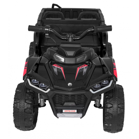 ATV electric pentru copii 2-6 ani, Kinderauto FarmQuad 6x6, 180W, 12V 14AH, roti EVA, culoare neagra [10]