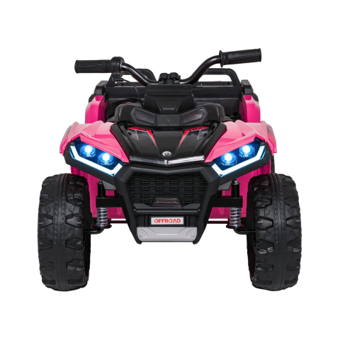 ATV electric pentru copii 2-6 ani, Kinderauto FarmQuad 6x6, 180W, 12V 14AH, roti EVA, culoare roz [1]