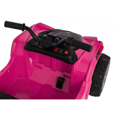 ATV electric pentru copii 2-6 ani, Kinderauto FarmQuad 6x6, 180W, 12V 14AH, roti EVA, culoare roz [14]