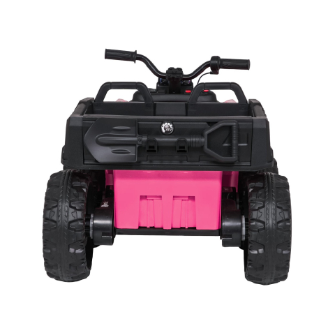 ATV electric pentru copii 2-6 ani, Kinderauto FarmQuad 6x6, 180W, 12V 14AH, roti EVA, culoare roz [8]
