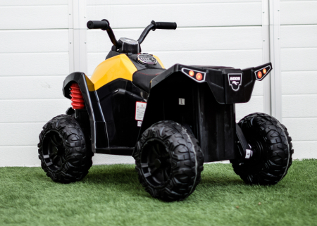 Atv electric pentru copii 2-5 ani Kinderauto Wolf 70W , galben [3]