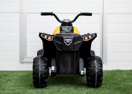 Atv electric pentru copii 2-5 ani Kinderauto Wolf 70W , galben [5]
