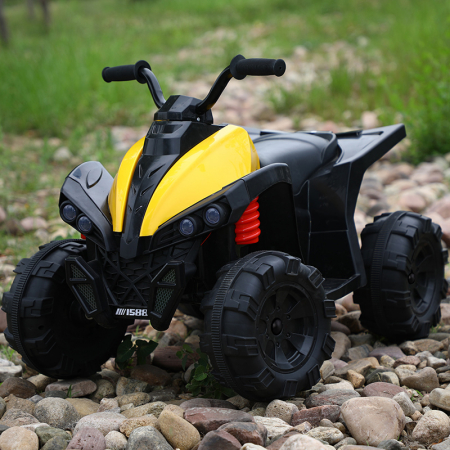 Atv electric pentru copii 2-5 ani Kinderauto Wolf 70W , galben [11]