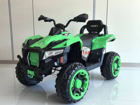 ATV electric copii 3-9 ani, 180W baterie 12V, verde, 4x4 [17]