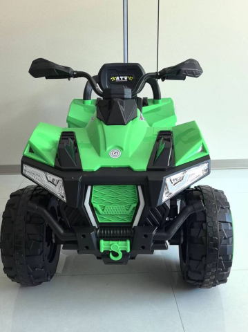 ATV electric copii 3-9 ani, 180W baterie 12V, verde, 4x4 [18]