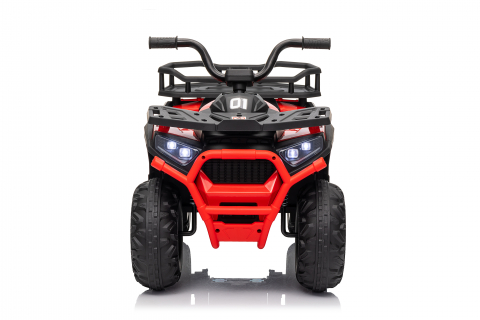 ATV electric pentru copii, Mini DESERT 120W 12V, telecomanda inclusa, music player, rosu [1]