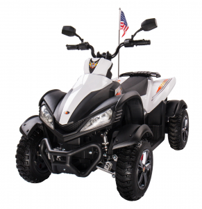 Masinute electrice - ATV Electric pentru copii Dooma BJ268A 90W 12V cu ROTI MOI #Alb