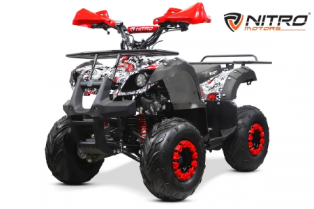 ATV & UTV Electrice - ATV electric Eco Toronto 1000W 48V 20Ah, roti 7 inch, culoare Rosu Camuflaj