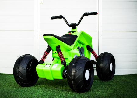 ATV electric pentru copii Kinderauto BJ718 90W 12V cu scaun tapitat culoare Verde [11]