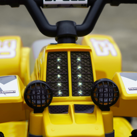 ATV electric pentru copii, Kinderauto CUBA 35W 6V cu telecomanda inclusa, galben [9]