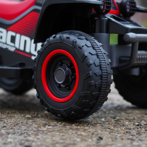 ATV electric pentru copii, Kinderauto CUBA 35W 6V cu telecomanda inclusa, neagra [9]