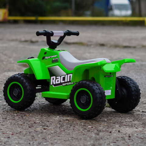 ATV electric pentru copii, Kinderauto CUBA 35W 6V cu telecomanda inclusa, verde [4]