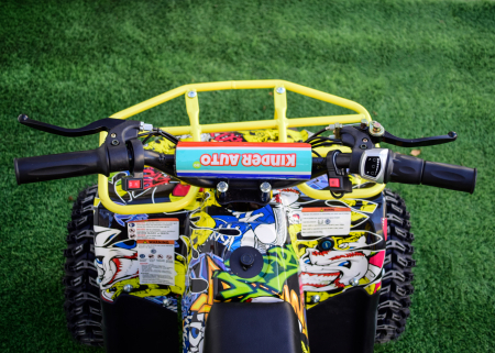 ATV electric pentru copii Kinderauto ECO Torino Cross, 1000W putere, 36V #Graffiti [9]