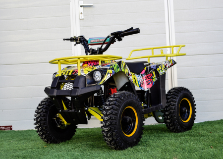 ATV electric pentru copii Kinderauto ECO Torino Cross, 1000W putere, 36V #Graffiti [2]