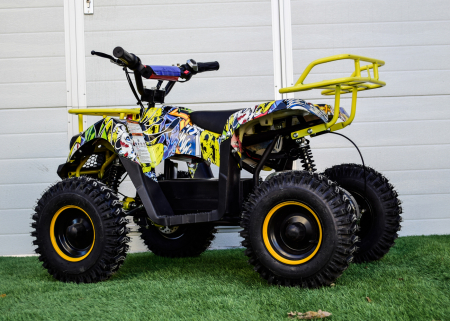 ATV electric pentru copii Kinderauto ECO Torino Cross, 1000W putere, 36V #Graffiti [4]